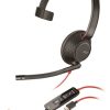 Poly Blackwire 5210 Wired Black Headset