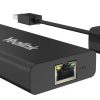 Yealink USB2CAT5E-EXT Network transmitter & receiver Black Network Extenders