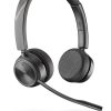 Poly Savi Office 7220 Wireless Over-the-ear Noise Canceling Stereo Headset