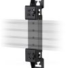 B-Tech SYSTEM X Adjustable Height and Depth Rail Mounting Bracket | BT8390-WFK6/B