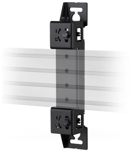 B-Tech SYSTEM X Adjustable Height and Depth Rail Mounting Bracket | BT8390-WFK6/B