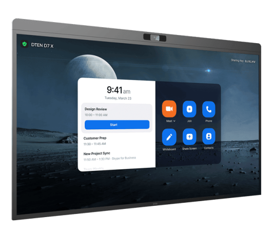 DTEN D7X 55" Windows Edition For Teams And Zoom