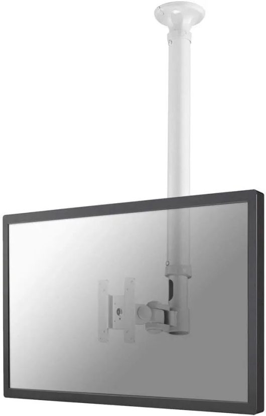 NeoMounts FPMA-C100WHITE Monitor Ceiling Mount For 10-30" Screens