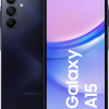 Samsung Galaxy SM-A155F 16.5 cm (6.5") Hybrid Dual SIM Android 14 4G USB Type-C 4 GB 128 GB 5000 mAh Black, Blue Smartphone | SM-A155FZKDEUB