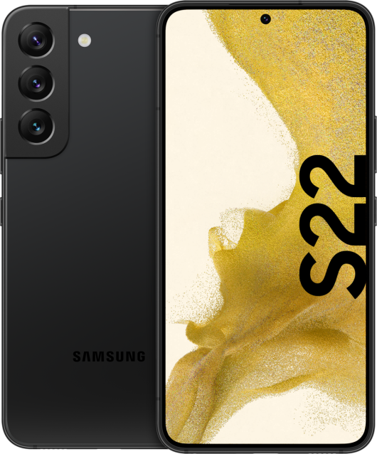 Samsung Galaxy S22 5G SM-S901B/DS 15.5 cm (6.1") Dynamic AMOLED Full HD Plus 2340 x 1080 8 GB RAM 128 GB Phantom Black Smartphone | SM-S901BZKDEUB
