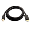 V7 2m/6.6ft Mini DisplayPort Male to HDMI Male UHD Black | V7MDP2HD-02M-BLK-1E