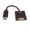 V7 DisplayPort 1.2 Male to DVI-I Female Adapter 1080P FHD Black - CBLDPDVI-1E