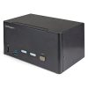 StarTech 2 Port Triple Monitor DisplayPort KVM Switch, 4K 60Hz UHD HDR | SV231TDPU34K