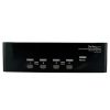 StarTech 4 Port DVI VGA Dual Monitor KVM Switch USB with Audio & USB 2.0 Hub | SV431DDVDUA